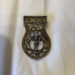 Sterling Vintage Pinch Clip